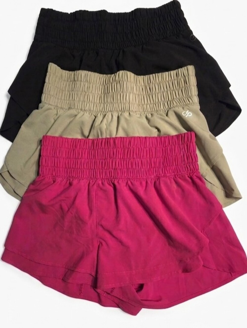 3 CALIA Step-Up Shorts w/Brief  Size Small Lined 2.5” Inseam